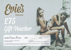 Evie's £75 gift voucher